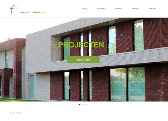 Architectenburo 3B Aanmaak website